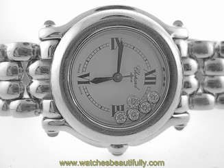 Chopard Happy Sport Diamond Steel Ladies 27/8250-21