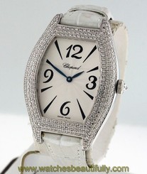 NEW Chopard Classiques Femme $45,030.00 Diamond 18k White Gold watch.