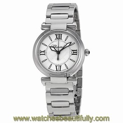 Chopard Imperiale Silver Dial Stainless Steel Ladies Watch 388541-3002