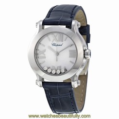 Chopard Happy Sport Mini Diamond Ladies Watch - 278509-3001