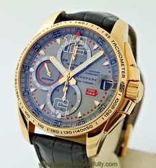 Men's Chopard Mille Miglia Gran Turismo XL Chronograph 18K Solid Gold.
