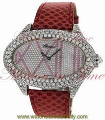 Chopard Montres Dame Cats Eye in 18kt White Gold,Full Diamond, Ref# 13/7146-1004