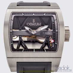 Corum Ti-Bridge 3 Day Power Reserve Manual Titanium 42.5mm Men's Watch
