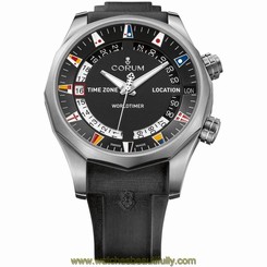 CORUM MEN'S ADMIRAL S CUP LEGEND 47 WORLDTIMER 47MM WATCH 637.101.04/F371 AN02