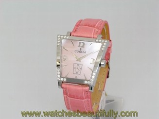 CORUM Trapeze Ladies Steel & Diamonds Watch 106-405-47
