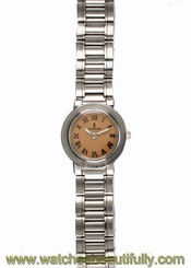 CORUM Women's Romvlvs Stainless Steel Bronze Tone Dial Wrist Watch IN BOX MHL 1