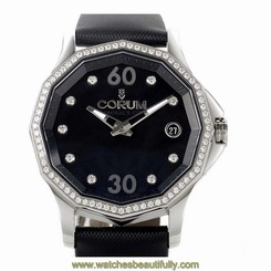 CORUM WOMEN'S ADMIRALS CUP LEGEND DIAMOND AUTOMATIC WATCH 082.101.47/OF41 PN11