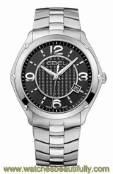EBEL Men's SPORT Swiss Quartz Stainless Steel Watch NEW! 1216176 $2000