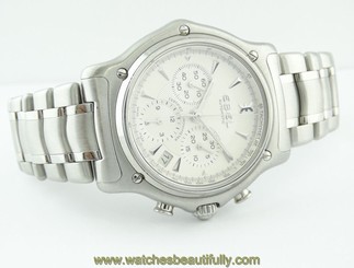 Ebel 1911 Chronograph Automatic Steel Mens Watch 9137L70/ A056064