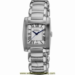 Ebel Womens Brasilia Silver Dial Stainless Steel Quartz Watch 9257M31/61500