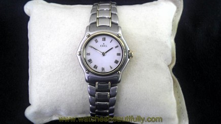 Ebel 1911 Series Ladies' 18K Gold White Dial Quartz Watch