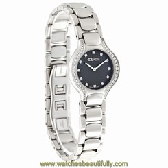 Ebel Beluga Ladies Gray Diamond Dial Swiss Quartz Watch 9003N18/391050