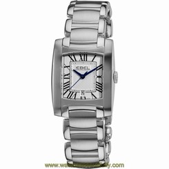 EBEL BRASILIA 9257M31-61500 LADIES 28MM SILVER STEEL BRACELET & CASE DATE WATCH