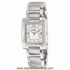 Ebel Brasilia White Guilloche Ladies Watch 1215774 722631207800