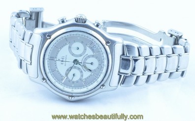 EBEL LE MODULOR STAINLESS STEEL CHRONO AUTOMATIC STEEL/STEEL TOP CONDITION RAR