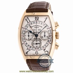 Franck Muller Master Calendar Magnum 6850 CC MC Auto Steel Mens Strap Watch Date