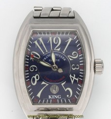 Authentic Franck Muller King Conquistador Steel Automatic 8005 SC KING Watch 7'