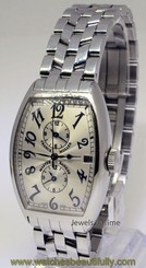 Franck Muller Master Banker Steel Mens Automatic Watch On Bracelet 5850 MB