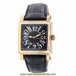 Franck Muller Conquistador Cortez 18K Yellow Gold 10000 SC with Box & Papers