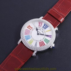 Franck Muller 8035 QZ COL DRM R D Diamond Color Dreams Quartz Watch