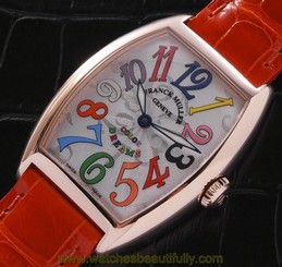 Franck Muller 7502 QZ COL DRM Color Dreams Gold Quartz Watch