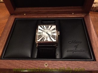 Franck Muller Master Square  6000  H SC  in 18K White Gold