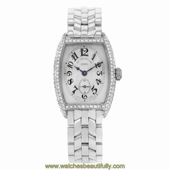Franck Muller Chronometro 1752 S6 D White Gold Diamonds Manual Wind Ladies Watch