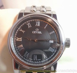 GV2 BY Gevril Park Swiss AUTOMATIC Limited Edition Watch 2503 Black Face