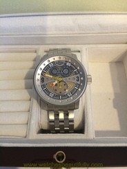 Gv2 By Gevril Men's 4040B Powerball Steel Bracelet Sub Second Big Date Watch