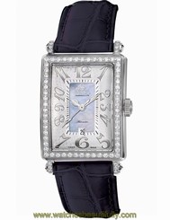 Gevril Women's 6207NV Glamour Automatic Blue MOP Dial Diamond Watch