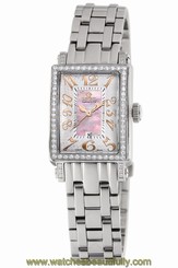 Gevril Women Avenue of Americas Mini Watch 7248RLB Diamond Limited Edition Date