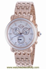 GV2 by Gevril Women's 9800 Marsala Swiss Quartz Gold Watch