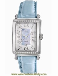 Gevril Women's 6207NT Glamour Automatic Blue Diamond Watch