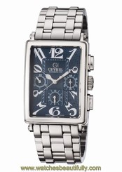 Gevril Women's 5014B AVENUE OF AMERICAS Chronograph Stainless Steel Wristwatch