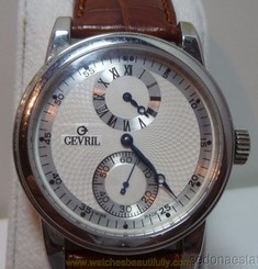 Gevril Gramercy Regulator Stainless Steel Limited 135/500 Model 2401 Ref R010