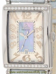 Fake AAA Gevril Women's 7247NT Avenue Of Americas Stainless Steel DIAMONDS Watch Watch