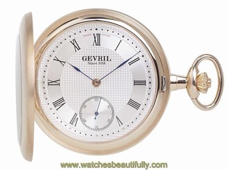 Gevril Men's G624.995.56 1758 Collection Mechanical Hand Wind Swiss Pocket Watch