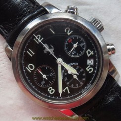 Girard Perregaux Ferrari Ref. 8020 chronograph mens wristwatch steel case