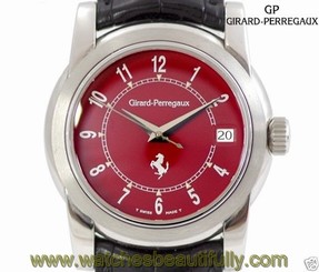 Auth GIRARD PERREGAUX Laureato Olimpico 8017 999 Limited SS Automatic Men's