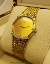 Rare Vintage Ladies Girard-Perregaux Hand Wind GP Diamond Swiss Watch! 4325 WA
