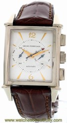 Men's Girard Perregaux Limited 18K White Gold Skeleton Back Watch