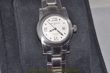 Ladies Stainless Steel Girard -Perregegaux "F" AN 1868 Ref. 8039 Watch