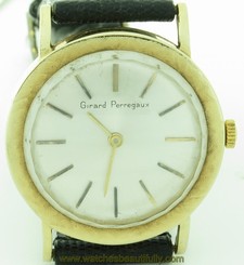 Girard Perregaux Vintage 14K Yellow Gold Mechanical 30mm 1970's Watch