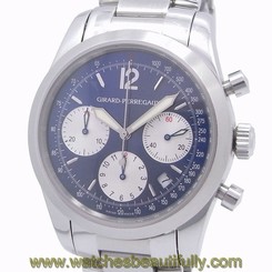 Pre-Owned GIRARD-PERREGAUX Chrono Sport 49560.1.11.4741 Men's Blue Automatic, MD