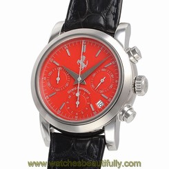 Used Watch Men Girard-Perregaux Ferrari Chronograph 8020 Automatic Red P0W