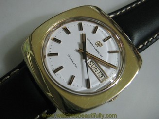 Classic GIRARD PERREGAUX GYROMATIC Day Date Men's Watch Nice Rare Collection!