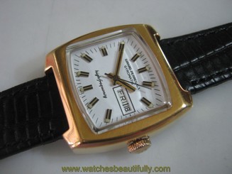 Classic GIRARD PERREGAUX GYROMATIC HIGH FREQUENCY Day Date Women's Watch 70's
