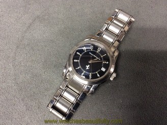 Girard Perregaux 8020 Ferrari automatics Steel Bracelet Black Dial