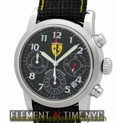 Girard Perregaux Ferrari Chronograph 36mm Carbon Fiber Dial 8020 Circa 2000