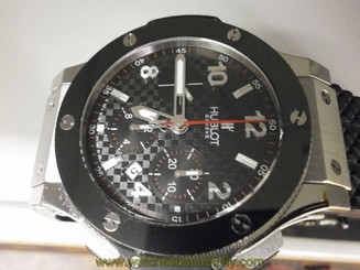 Hublot Big Bang Steel Ceramic Mens Watch 301.SB.131.RX 44.5MM. NICE.